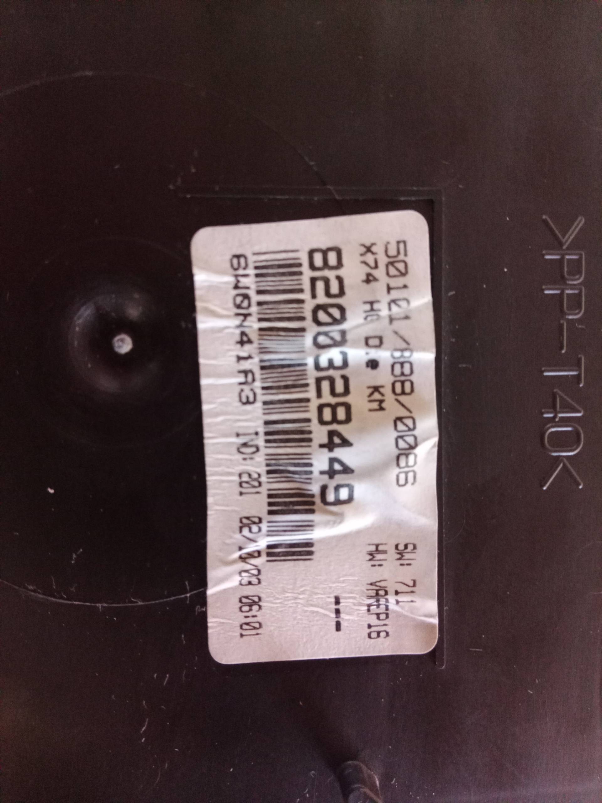 8200328449 COMPTEUR DE VITESSE TABLEAU DE BORD / 6W0N41A3 / 501018880086 / 65326 - Photo 6/10