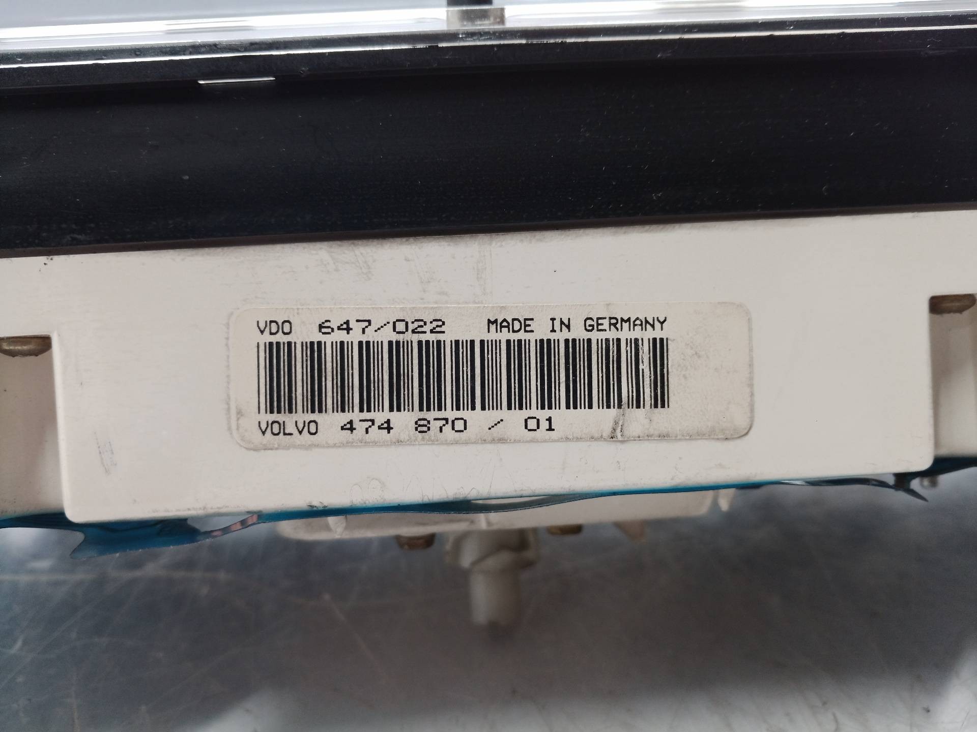 647022 COMPTEUR DE VITESSE TABLEAU DE BORD / 47487001 / 647022 / 720992 POUR VOL - Photo 4/8