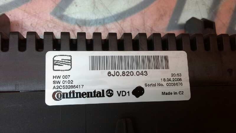 6J0820043 CLIMATE CONTROL / 6J0820043 / 408962 FOR SEAT IBIZA 6J5 REFERENCE - Picture 3 of 7