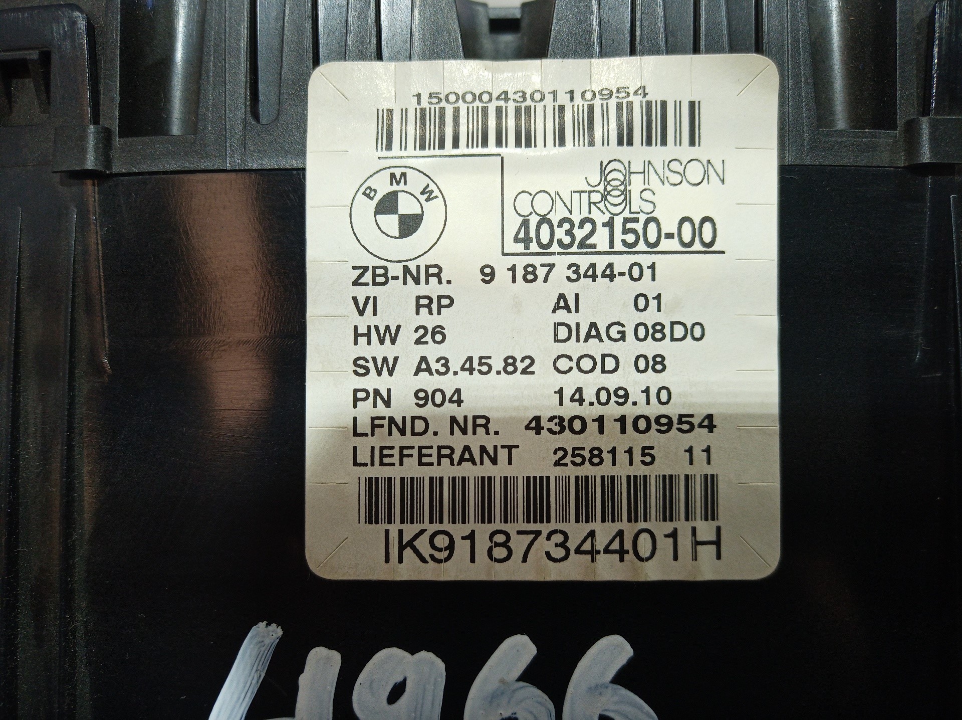 918734401 COMPTEUR DE VITESSE TABLEAU DE BORD / 918734401 / 918734401 / 799580 P - Photo 6/10